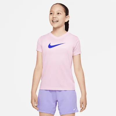 Nike Dri-FIT Big Kids' Swoosh Training T-Shirt. Nike.com