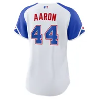 MLB Atlanta Braves City Connect (Hank Aaron) Women's Replica Baseball Jersey. Nike.com