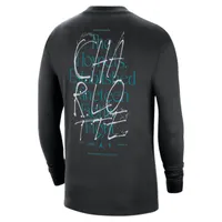 Charlotte Hornets Courtside Max90 Men's Nike NBA Long-Sleeve T-Shirt. Nike.com