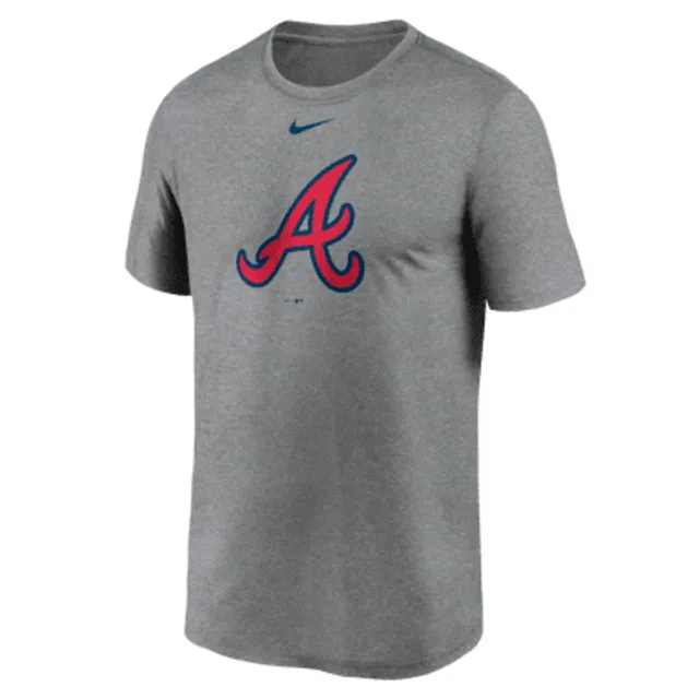 Atlanta Braves Nike Dri-Fit Short Sleeve Shirt Men's Navy Used M