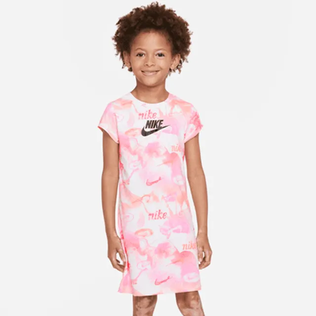 pink nike t shirt dress Buy Nike Sportswear Older Kids' (Girls') T-Shirt Dress