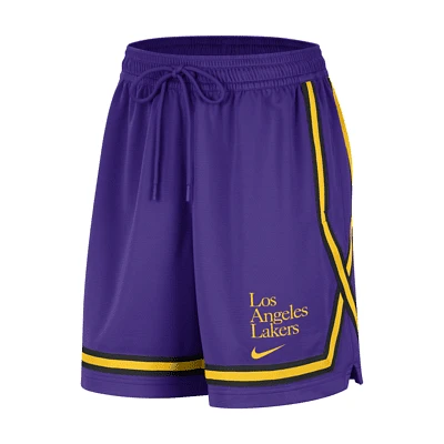 Los Angeles Lakers Fly Crossover Women's Nike Dri-FIT NBA Basketball Graphic Shorts. Nike.com
