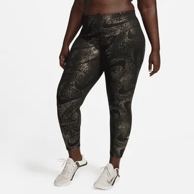 Nike One Women's Mid-Rise Printed Leggings (Plus Size). Nike.com