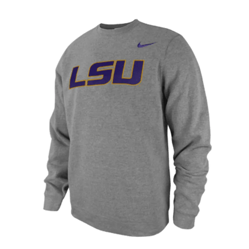 Clemson Club Fleece Men's Nike College Crew-Neck Sweatshirt. Nike.com