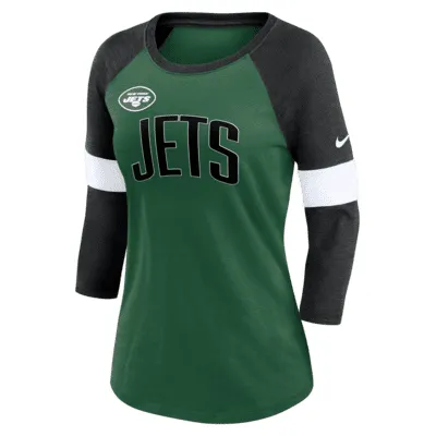 Nike Pride (NFL New York Jets) Women's 3/4-Sleeve T-Shirt. Nike.com