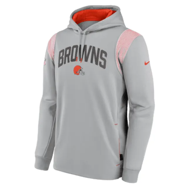 Chicago Bears Nike Sideline Athletic Stack Performance Pullover Hoodie -  Orange