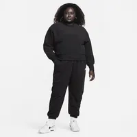 Nike Sportswear Plush Women's Mod Crop Crew-Neck Sweatshirt (Plus Size). Nike.com