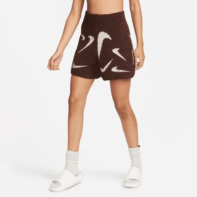 Nike Sportswear Phoenix Cozy Bouclé Women's High-Waisted Slim 4" Knit Shorts. Nike.com