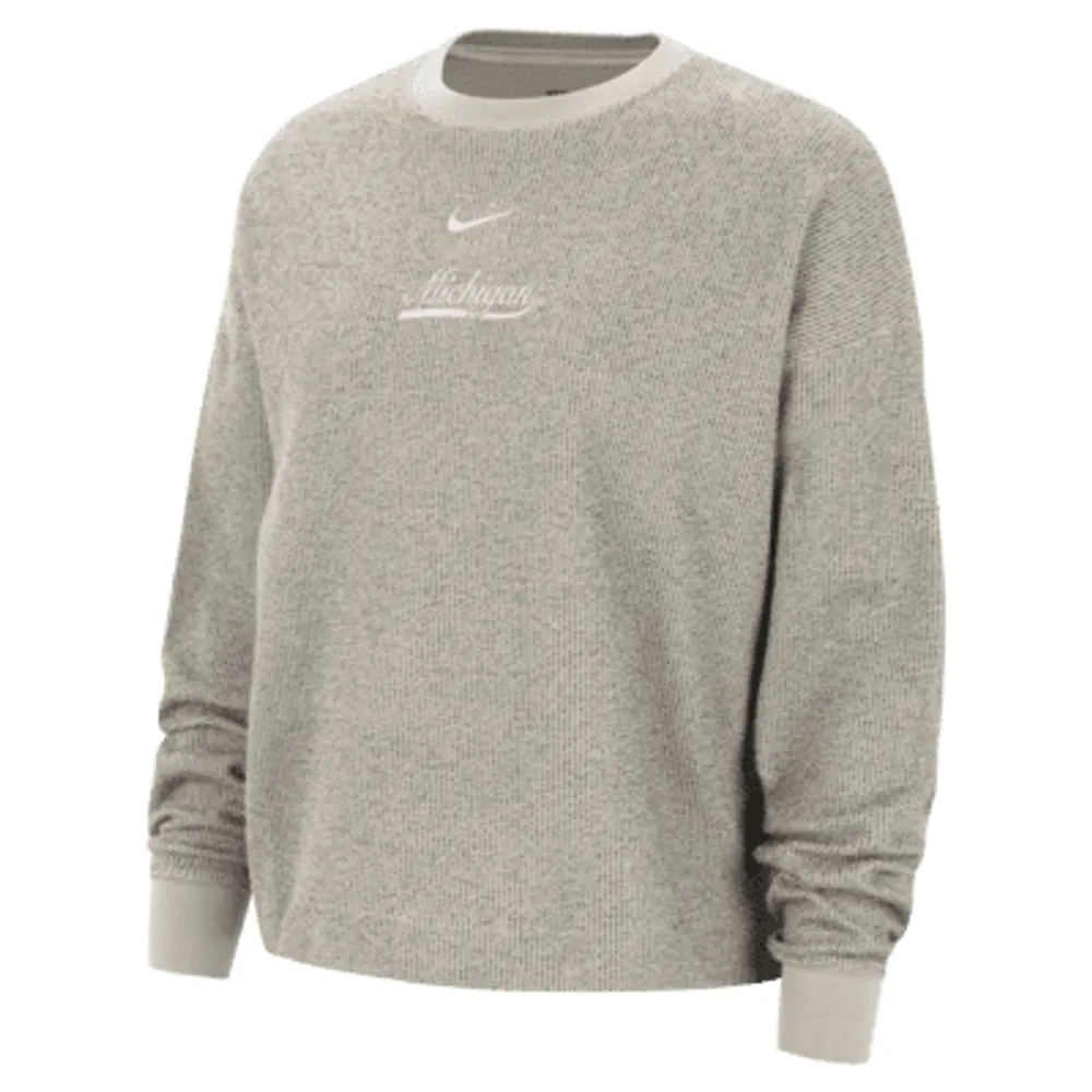 Michigan Women's Nike Yoga College Sweatshirt. Nike.com