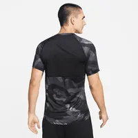 Nike Pro Dri-FIT Men's Short-Sleeve Slim Camo Top. Nike.com