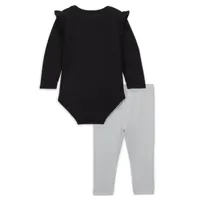 Nike Ruffle Bodysuit and Leggings Set Baby (3-9M) Set. Nike.com