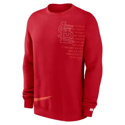 Nike Cooperstown Team (MLB St. Louis Cardinals) Men's Pullover Crew