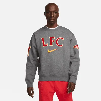 Liverpool FC Solo Swoosh Men's Nike Crewneck Sweatshirt. Nike.com