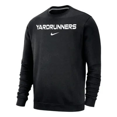 Nike College Club Fleece Yardrunners Men's Crew-Neck Sweatshirt. Nike.com