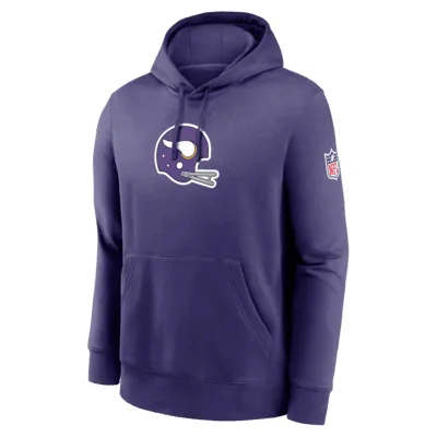 Minnesota Vikings Sideline Club Men’s Nike NFL Pullover Hoodie