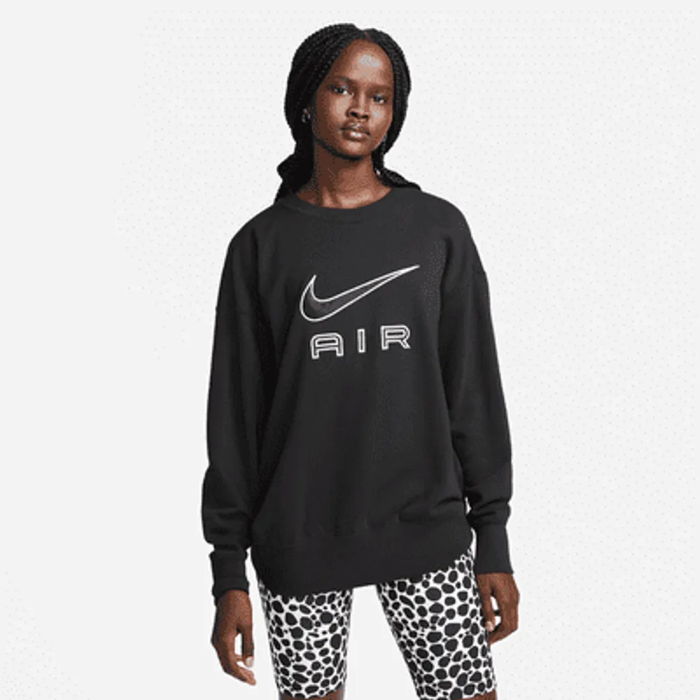 Nike Air Women's Fleece Crew Sweatshirt. UK