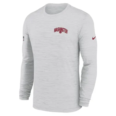 Nike Dri-FIT Velocity Athletic Stack (NFL Washington Commanders) Men's Long-Sleeve T-Shirt. Nike.com