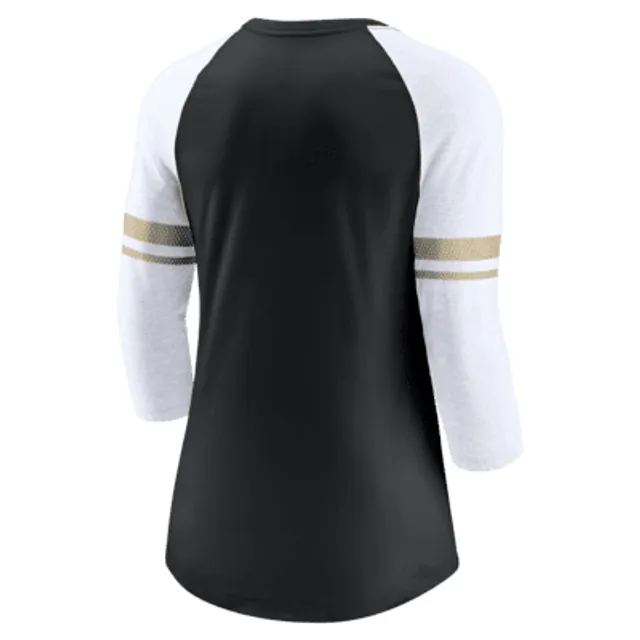 Nike Fashion (NFL New Orleans Saints) Women's 3/4-Sleeve T-Shirt.