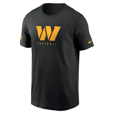 Washington Commanders Logo Essential Nike Men's NFL T-Shirt in Grey, Size: Small | N19901V9E-CLH