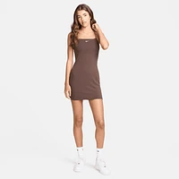 Nike Sportswear Chill Knit Women's Tight Mini-Rib Cami Dress. Nike.com