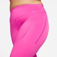 Nike Go Women's Firm-Support High-Waisted 7/8 Leggings with Pockets (Plus Size). Nike.com