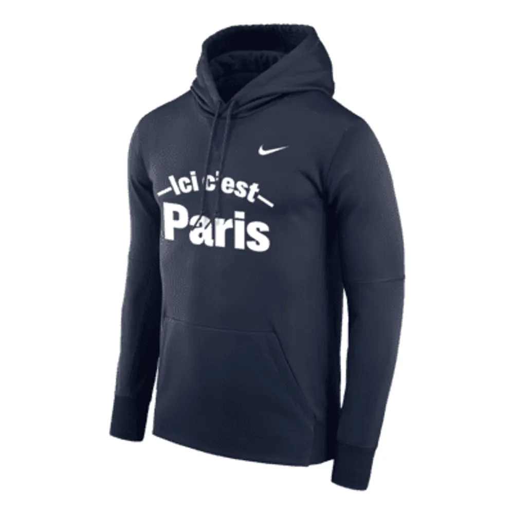 Paris Saint-Germain Men's Nike Therma-FIT Pullover Hoodie. Nike.com