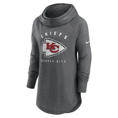 Nike Youth Kansas City Chiefs Sideline Club Red Pullover Hoodie