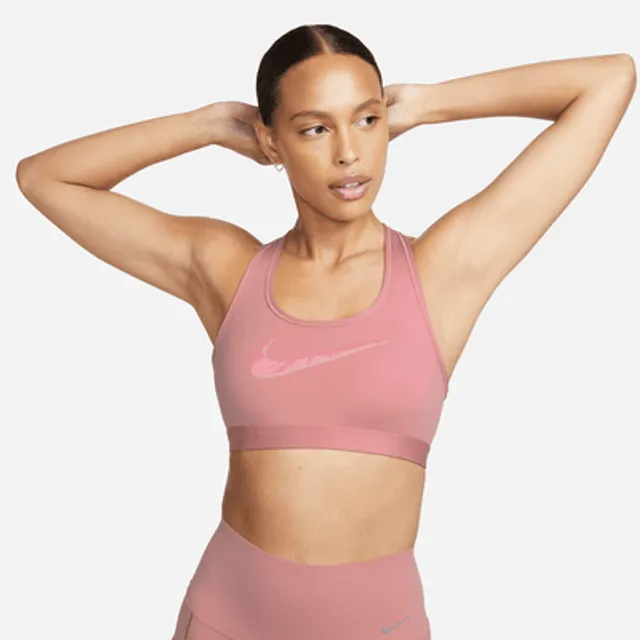 Shop Swoosh On The Run Women's Medium-Support Lightly Lined Sports Bra with  Pack