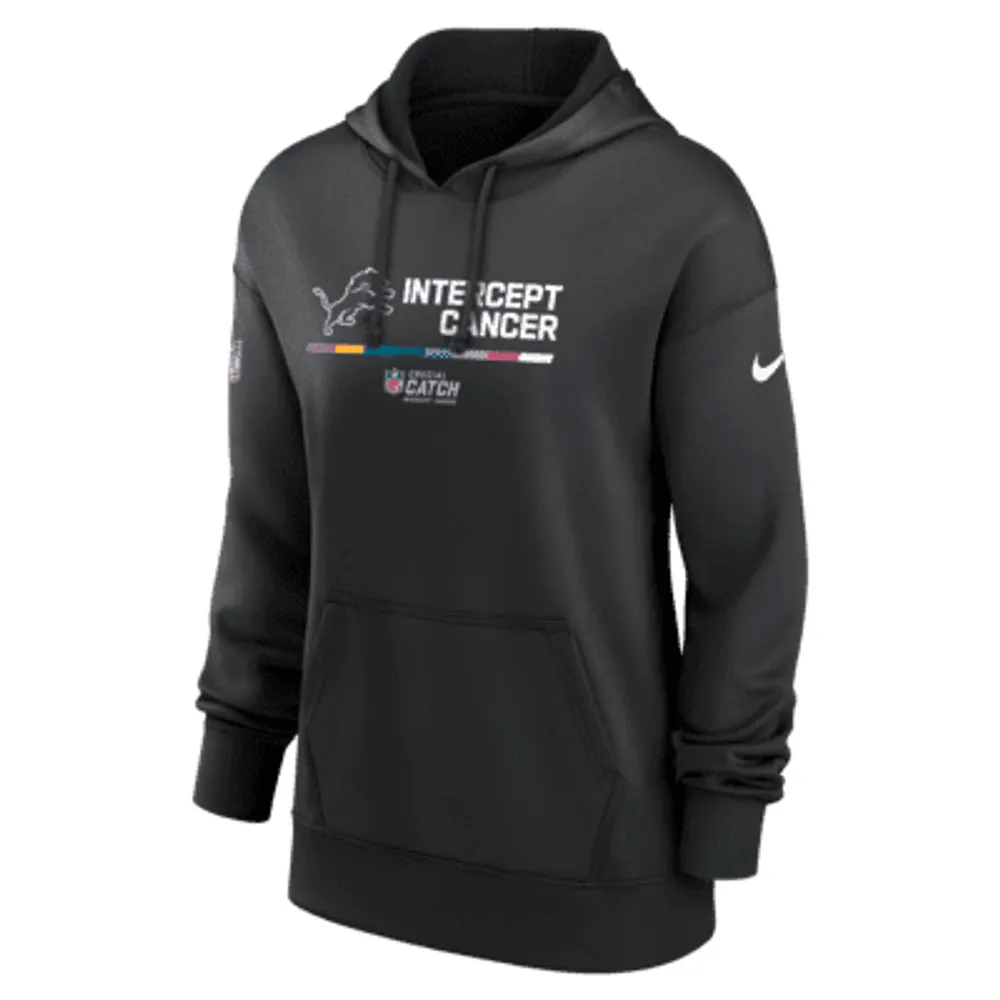 Nike Dri-FIT Crucial Catch (NFL Detroit Lions) Women's Pullover Hoodie. Nike.com