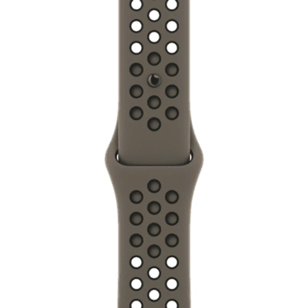 41mm Olive Gray/Black Nike Sport Band - M/L. Nike.com