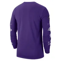 Los Angeles Lakers City Edition Men's Nike NBA Long-Sleeve T-Shirt. Nike.com