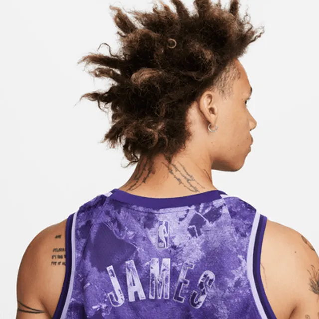 Shirt - Purple red Nike LeBron James Select Series NBA T