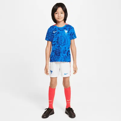 FFF 2022 Home Little Kids' Nike Soccer Kit. Nike.com
