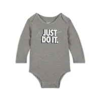 Nike Sportswear Baby (3-9M) Long-Sleeve Bodysuits (3-Pack). Nike.com