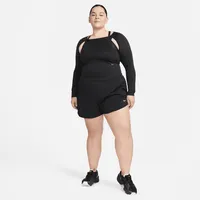 Nike Dri-FIT One Women's Ultra High-Waisted 3" Brief-Lined Shorts (Plus Size). Nike.com