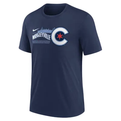 Nike Over Arch (MLB Chicago Cubs) Men's Long-Sleeve T-Shirt. Nike