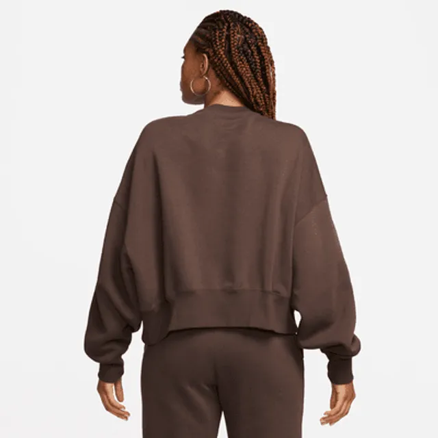 Nike Sportswear Phoenix Fleece Women's Over-Oversized Crew-Neck Graphic  Sweatshirt.