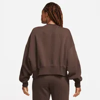 Nike Sportswear Women's Phoenix Fleece Oversized Crewneck Sweatshirt, Small, Baroque Brown