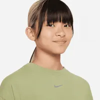 Nike Yoga Dri-FIT Big Kids' (Girls') Training Top (Extended Size). Nike.com