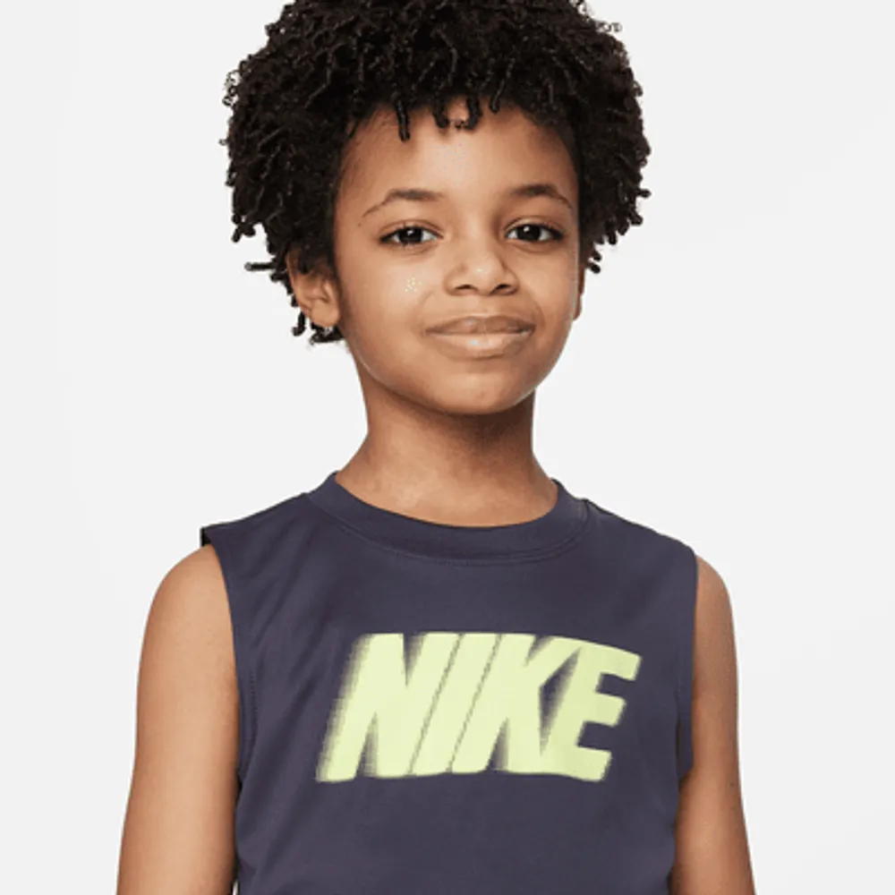 Nike "All Day Play" Dri-FIT Muscle Tee Little Kids' Tank. Nike.com