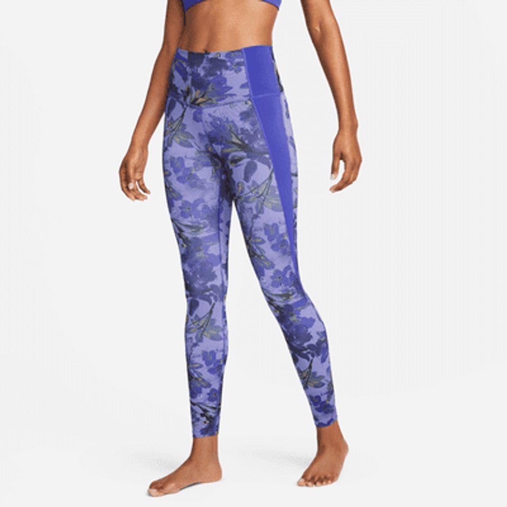 Legging 7/8 imprimé à taille haute Nike Yoga Dri-FIT pour Femme. FR