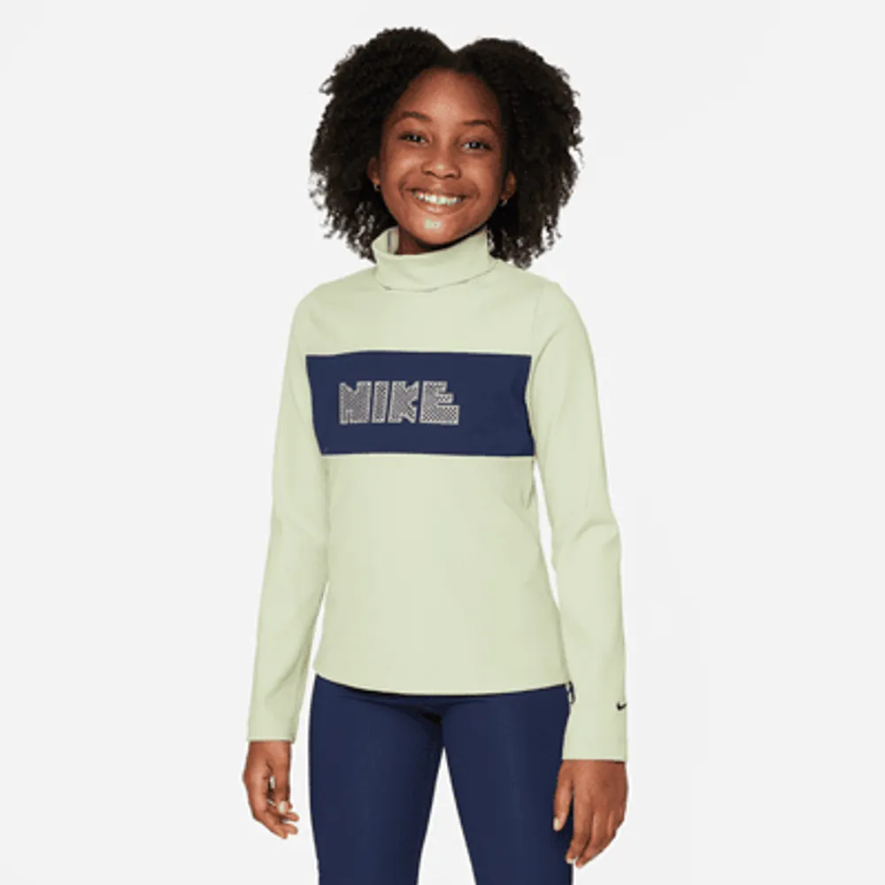 Nike Sportswear Big Kids' (Girls') Dri-FIT Long-Sleeve Top.