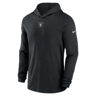 Las Vegas Raiders Sideline Men’s Nike Dri-FIT NFL Long-Sleeve Hooded Top. Nike.com