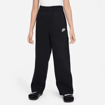 Nike Sportswear Club Fleece Big Kids' (Girls') Wide-Leg Pants. Nike.com