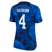 USWNT 2022/23 Stadium Away (Becky Sauerbrunn) Women's Nike Dri-FIT Soccer Jersey. Nike.com