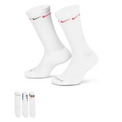 Chaussettes mi-mollet Nike Everyday Plus Cushioned (3 paires). FR