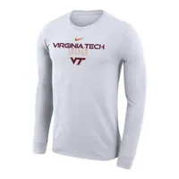 Virginia Tech Hokies Bench Men's Nike Dri-FIT College Long-Sleeve T-Shirt. Nike.com