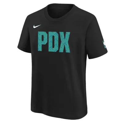 Portland Trail Blazers City Edition Big Kids' (Boys') NBA Logo T-Shirt. Nike.com