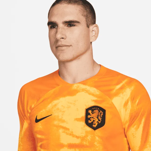 Netherlands National Team 2022/23 Stadium Home (Memphis Depay) Men's Nike  Dri-FIT Long-Sleeve Soccer Jersey