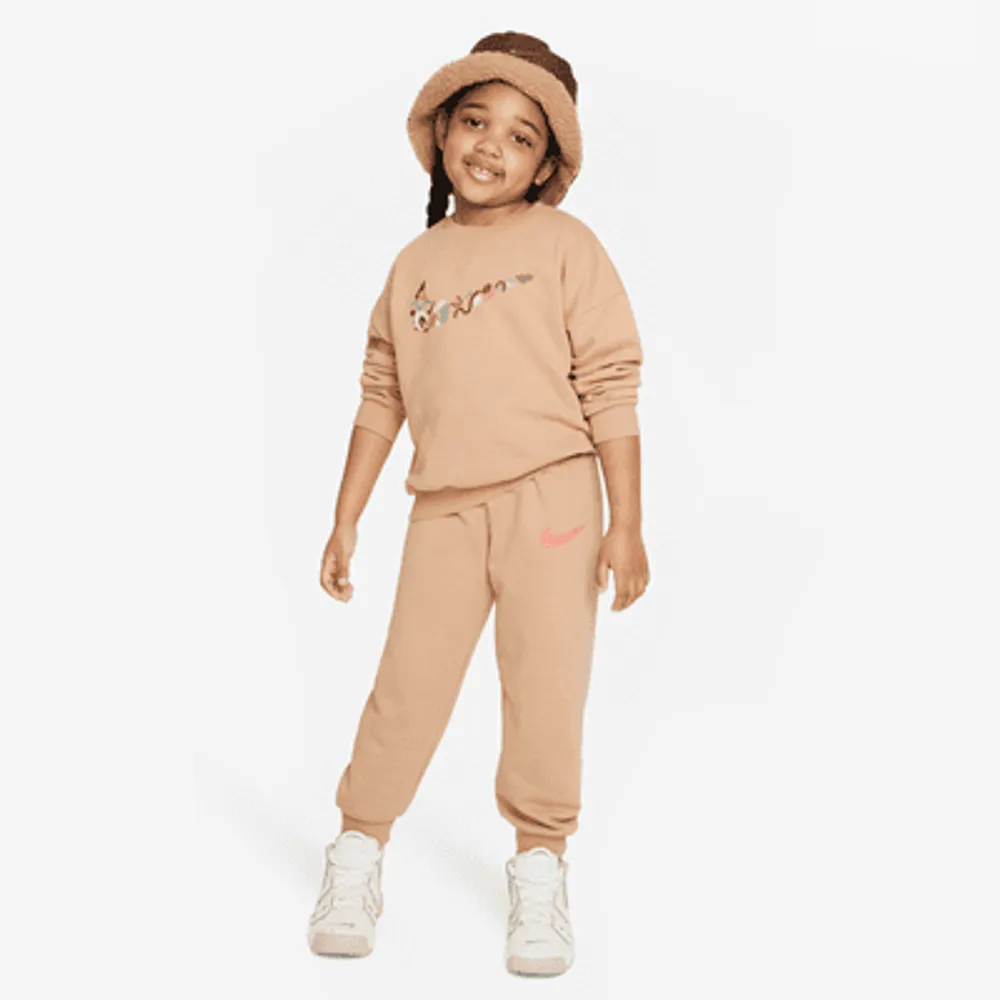 Nike Sportswear Club Printed Set Toddler 2-Piece Crew Set.